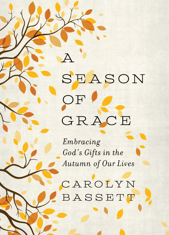 Book cover of 'A Season of Grace' with autumn leaves design